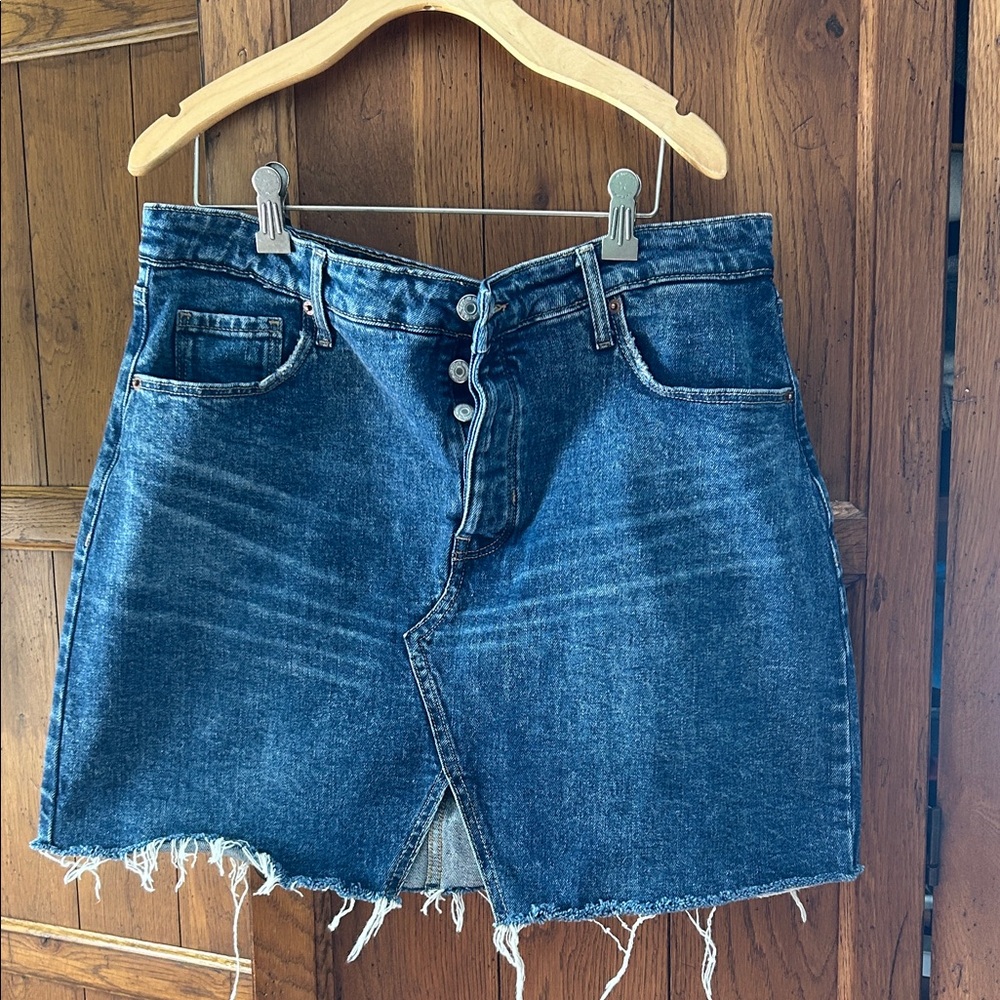 Old Navy Blue Denim Skirt